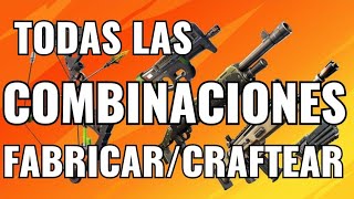 *GUÍA FÁCIL* como FABRICAR/CRAFTEAR TODOS los ARCOS, ARMAS Y OBJETOS de la TEMPORADA 6 C-2 FORTNITE