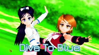 Mmd Precure Dive To Blue - Cure Black & White - Futari Wa Pretty Cure Max Heart