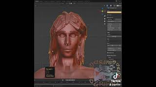 Quickest, Easiest Hair in Blender for 3d Printing Miniatures