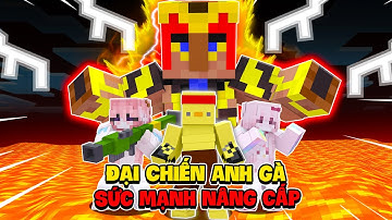 Tổng Hợp Series Đại Chiến Anh Gà MC Nâng Cấp Sức Mạnh Khối Lệnh Trong Minecraft