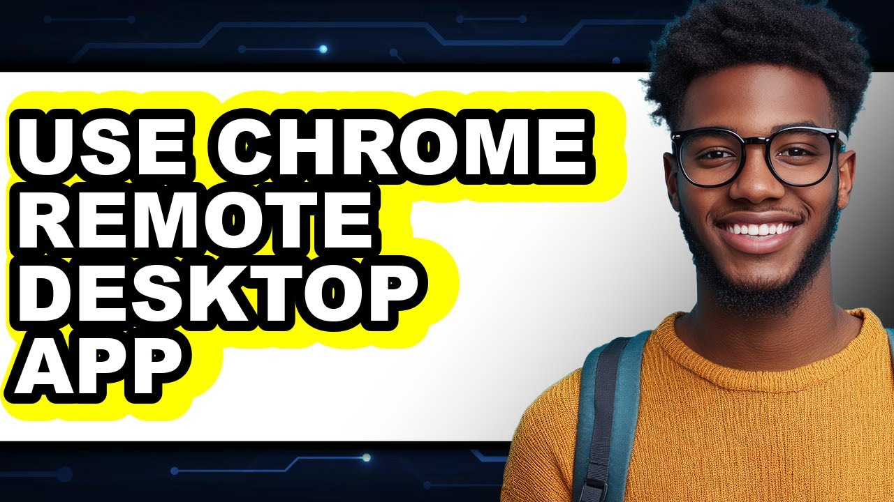 How to Use Chrome Remote Desktop App (only Way)