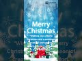 Merry Christmas and warm wishes.