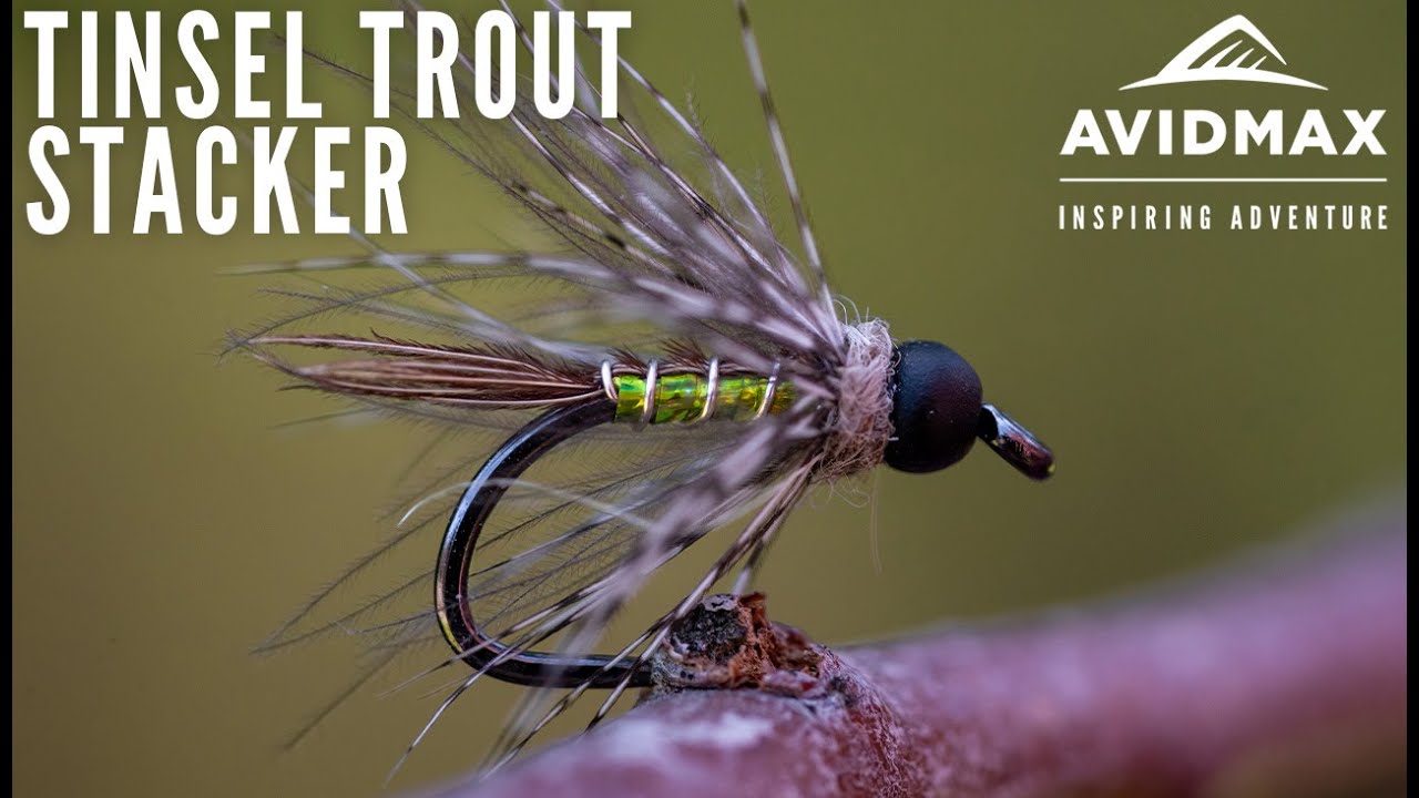 Как завязать мушку для ловли форели Tinsel | Учебные пособия AvidMax по вязанию мушек во вторник