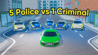 1 Criminal Vs 5 Police In Emergency Hamburg