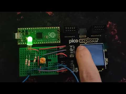 Challenge: use interrupts to control common anode RGB LED using Raspberry Pi Pico