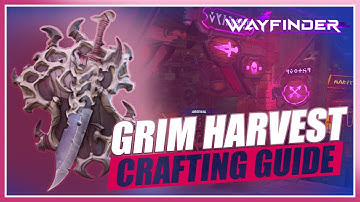 WAYFINDER: Craft the GRIM HARVEST Sword & Shield | Weapon Crafting Guide