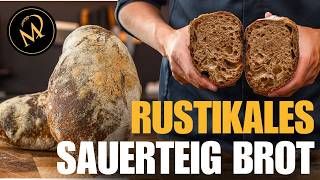 Rustikale Ruchmehl Murren – Sauerteigbrot mit hoher Hydration & Übernachtgare
