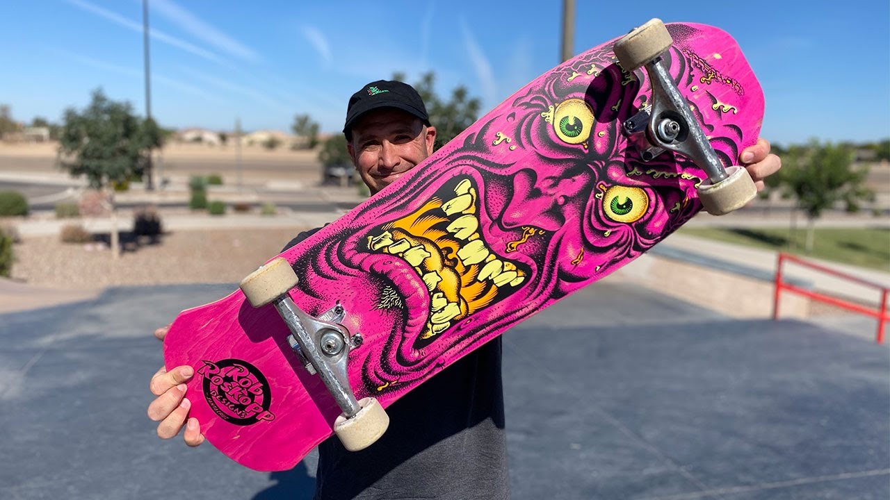 9.5 x 31 ROB ROSKOPP 'FACE' REISSUE PRODUCT CHALLENGE w/ ANDREW CANNON! |  Santa Cruz Skateboards - YouTube