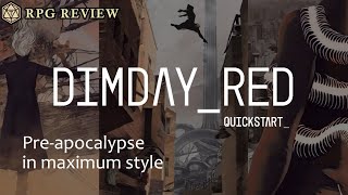Dimday Red is a wildly imaginative and deadly modern PbtA RPG | RPG Review