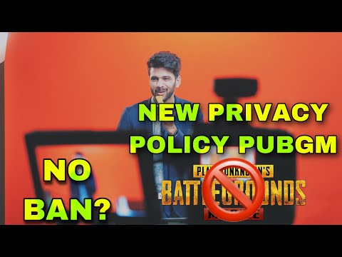 NEW PRIVACY POLICY FOR PUBG MOBILE (NO BAN!!!)
