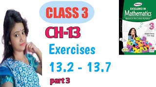 class 3 math//chapter 13//geometrical shapes//exercises 13.2,13.3,13.4,13.5,13.6,13.7//part 3