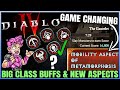 Diablo 4 - CONFIRMED: HUGE Class Changes, NEW Legendary Aspects, Uber Unique Buff, Gauntlet &amp; More!