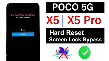Poco X5/X5 Pro 5G Hard Reset (Without Pc) Poco X5/X5 Pro 5G Screen Lock Bypass | Factory Reset 2024