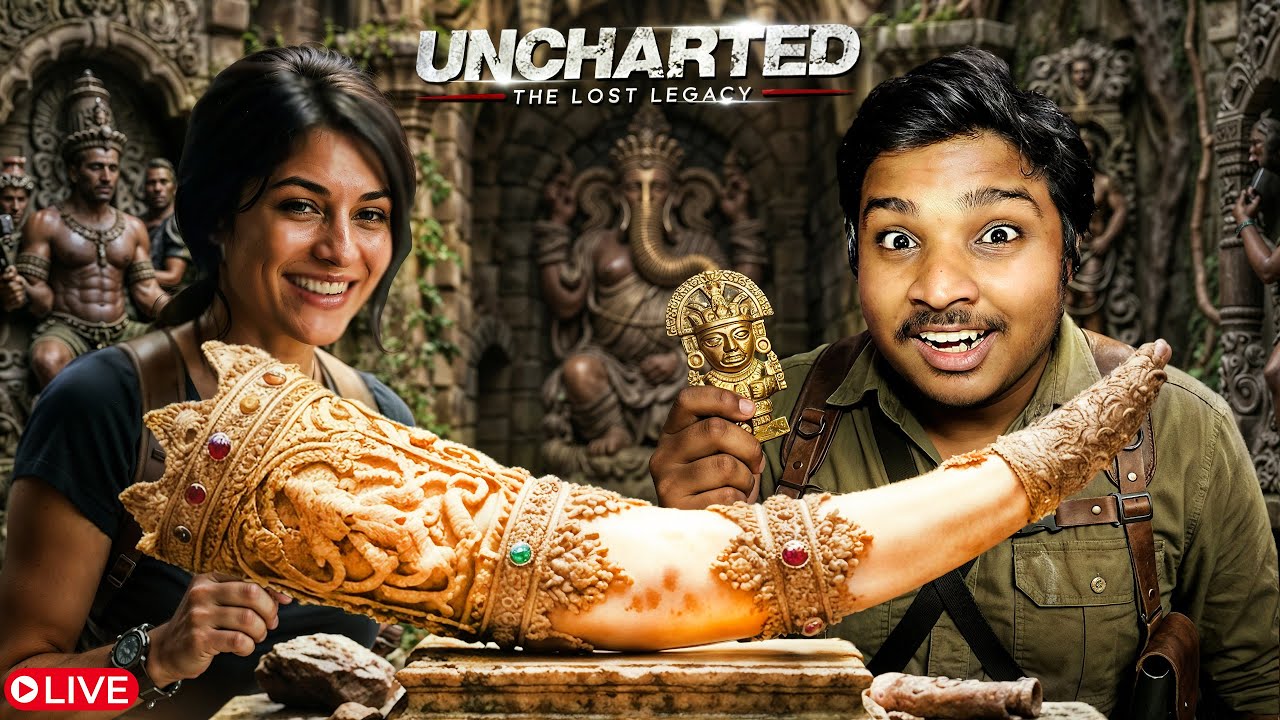 🔴 LIVE: Hunting the Tusk of Ganesh! | Uncharted: The Lost Legacy #1