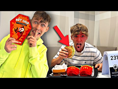 MARVINVLOGT pranks me with HOT CHIP on BURGER 🤬🥵