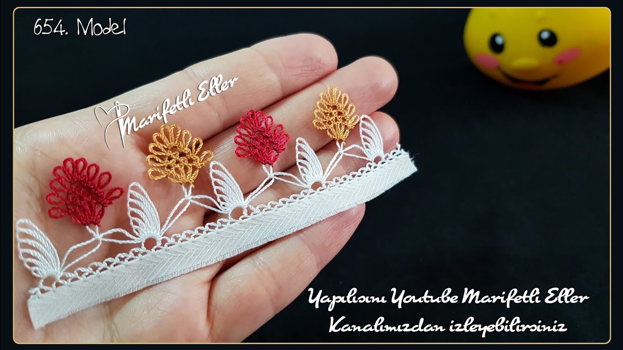 Çok Beğeneceğiniz Çıtı Pıtı Bir İğne Oyası Modeli Yapımı | 654. Model