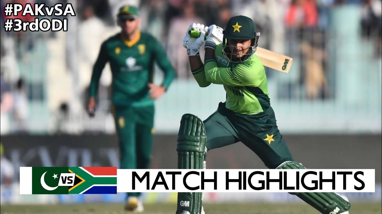 Pakistan Vs South Africa 3rd ODI Match Full Highlights 2025 | PAK vs SA ...