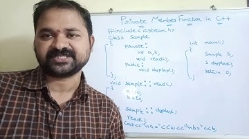 Private Member Function in C++