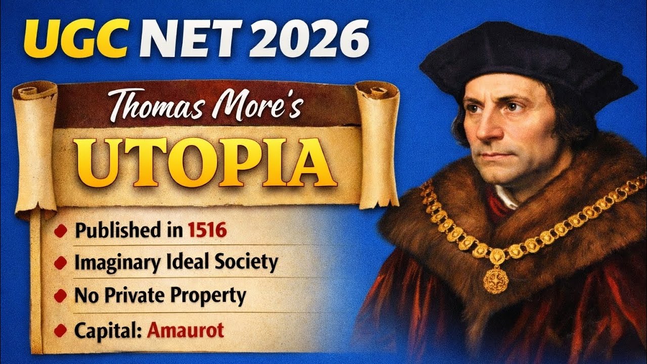 💥UTOPIA Explained for UGC NET 2026 | Complete information |Most expected Questions | stop skipping🤫