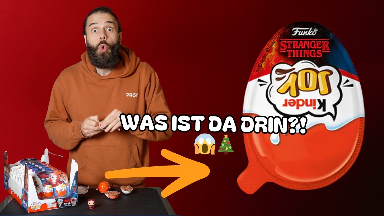 Stranger Things Kinder Joys 2025 😱 Alle Figuren im Unboxing!