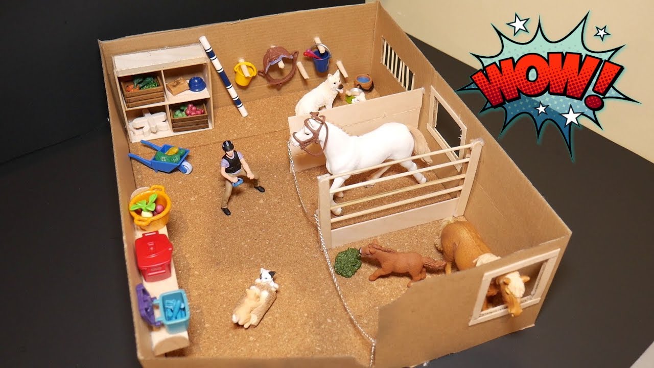 Easy Schleich Barn DIY | Crafting a 