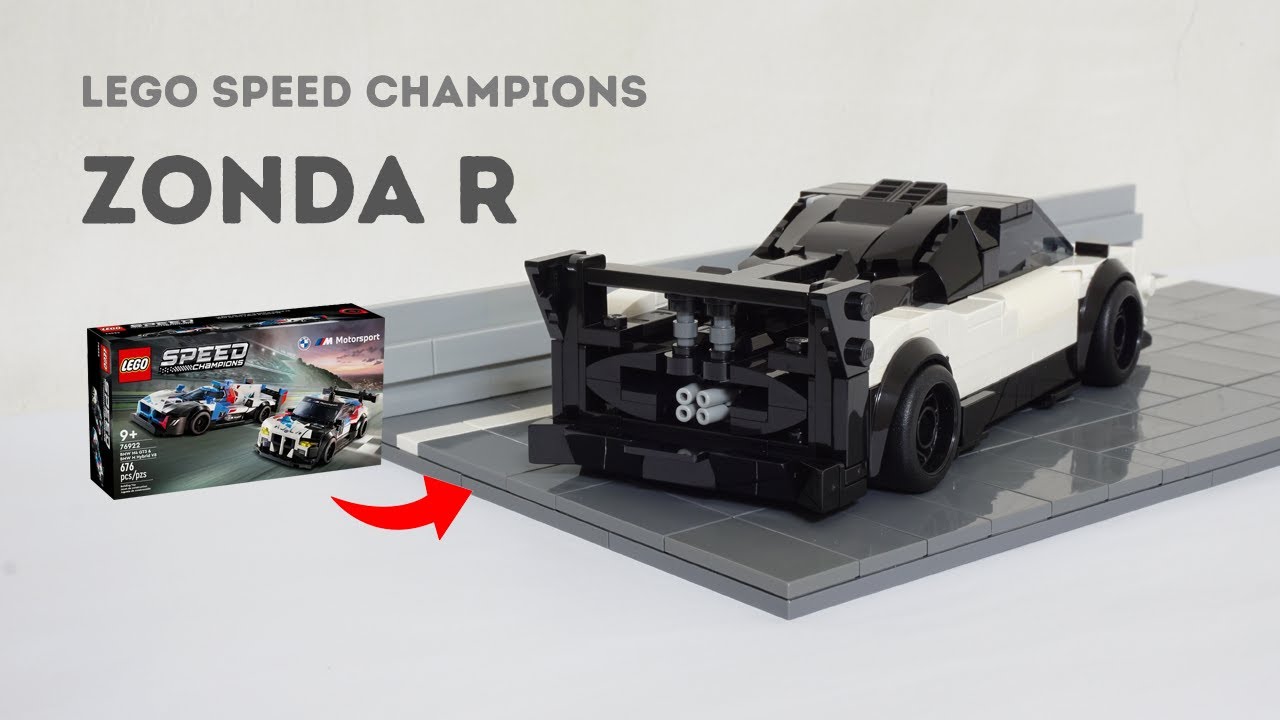 Pagani Zonda R Evo | Lego 76922 BMW Set Alternate Build - YouTube