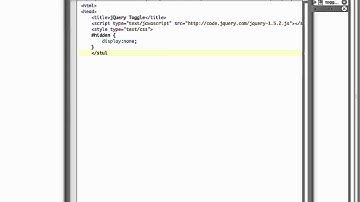 jQuery Toggle effect