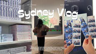 sydney vlog 🎞️ going to museums, photobooths, cute cafes, shopping, nwjns album, cat cafe & more!