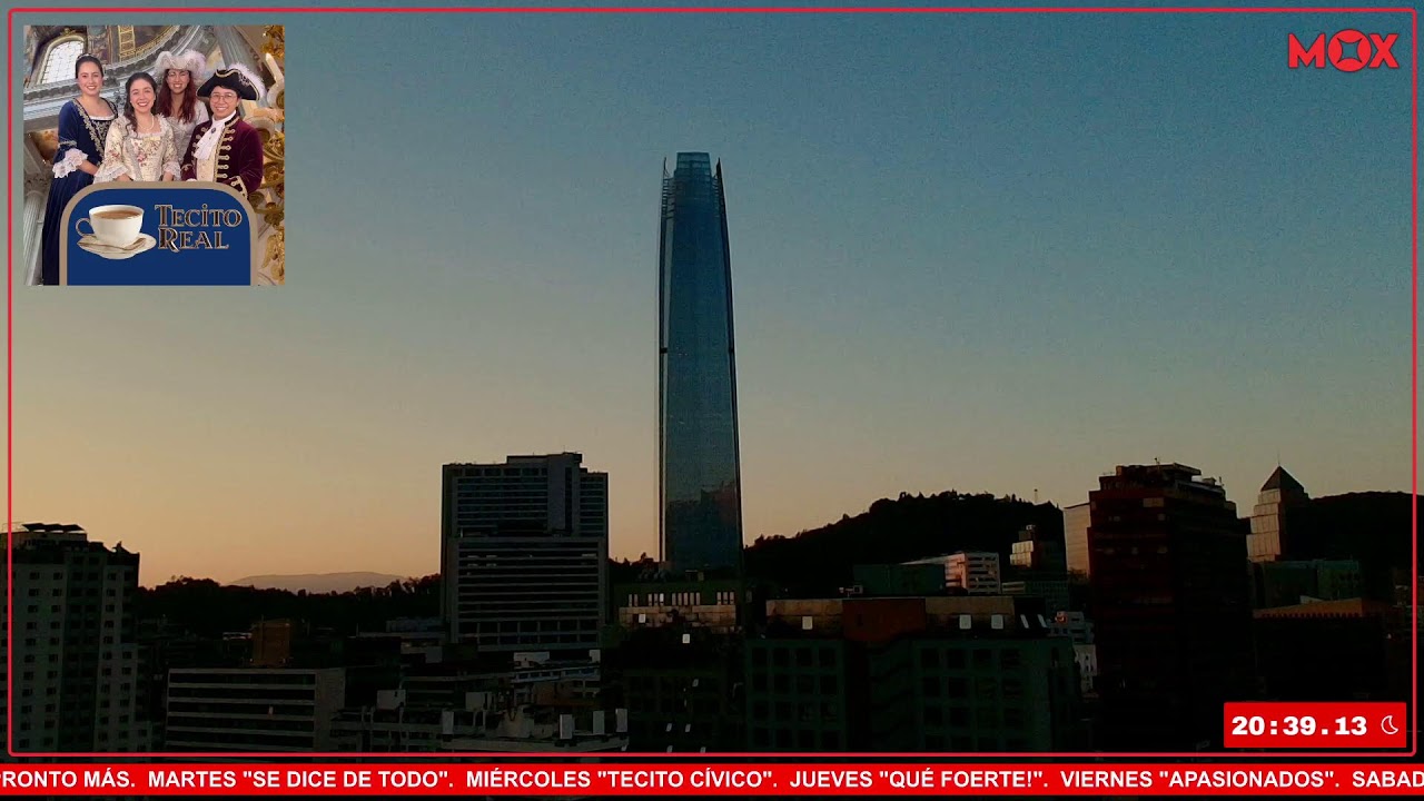 🔴 Chile Vota! Vista desde Providencia con al Costanera Center | Canal MOX en Vivo