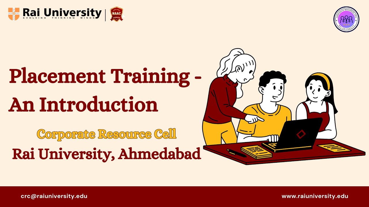 🎓 Placement Training – An Introduction | Rai University, Ahmedabad.
