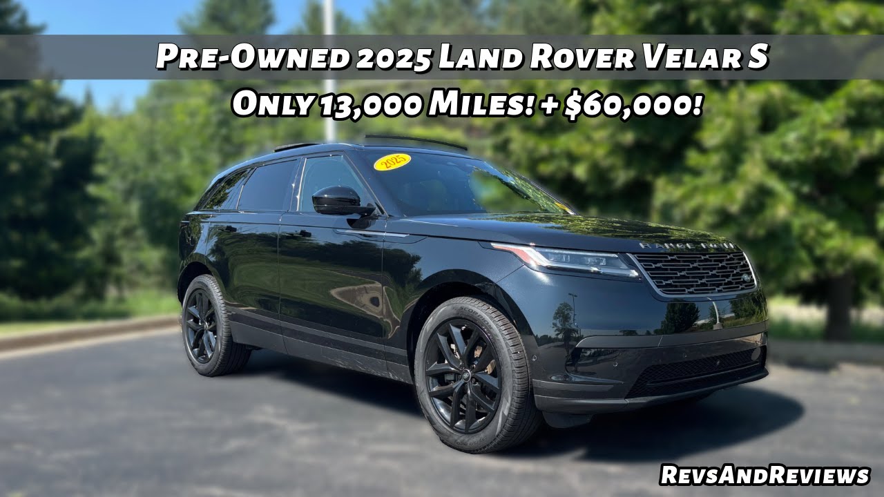 BEST LUXURY MID-SIZE SUV!? 2025 Range Rover Velar S - YouTube
