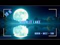 Moonlit Lake 4K – Blue Moon & Misty Night Ambience • Deep Sleep & Relaxation Music • 10 Hours