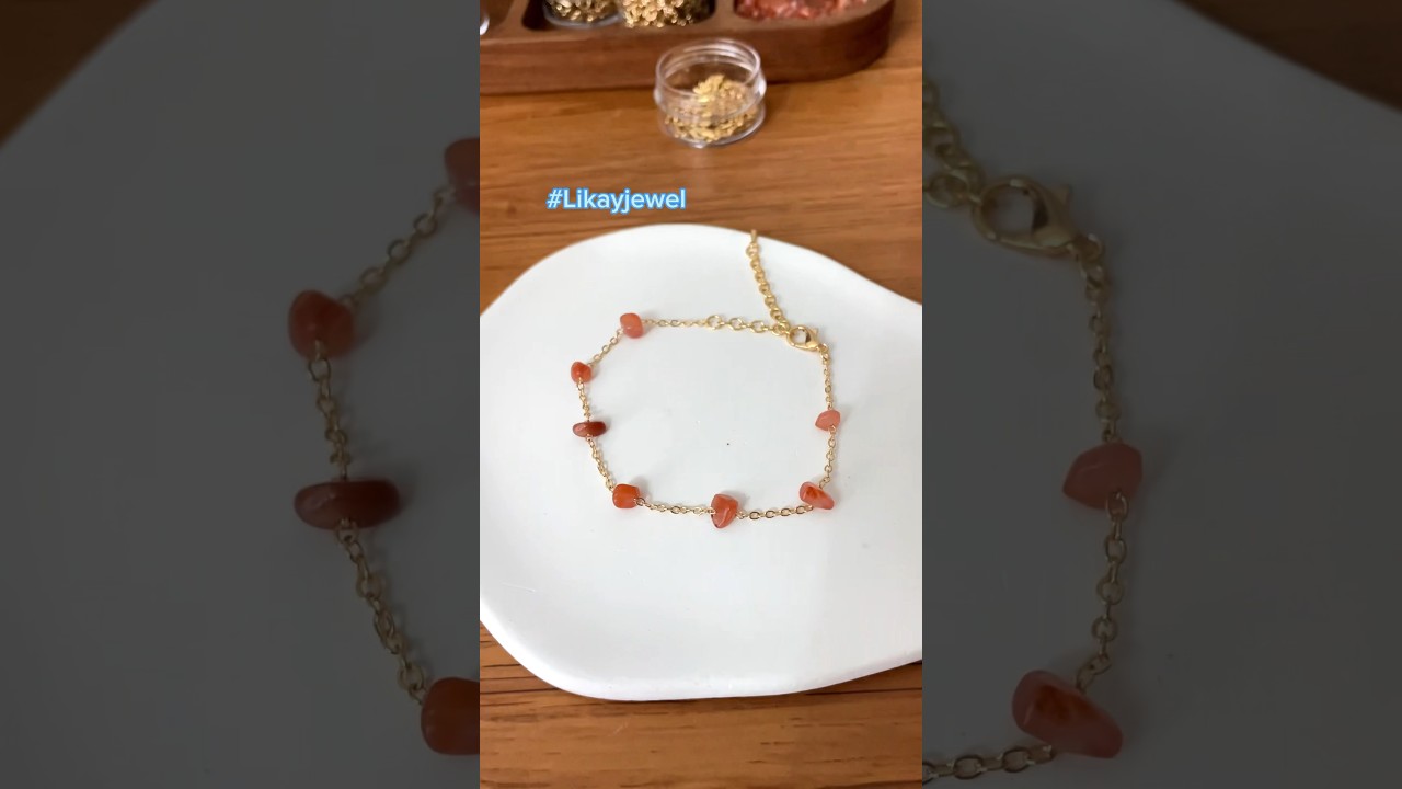 Red agate bracelet ✨