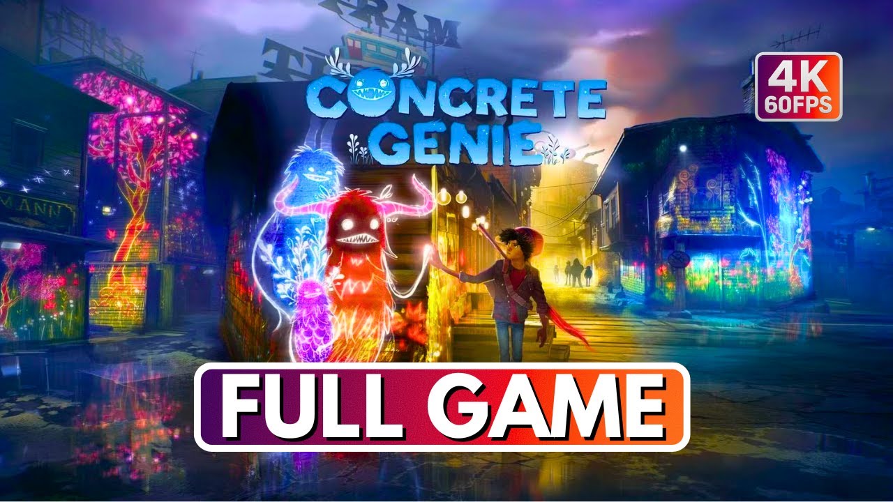 CONCRETE GENIE | Full Game (PS5 4K 60FPS)