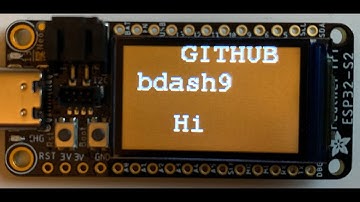 ESP32 displays a Wordcloud on its TFT