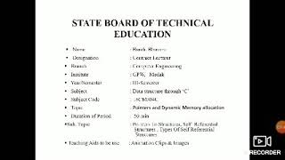 pointers to structure,self - referential structure ,types of self -referential structure.