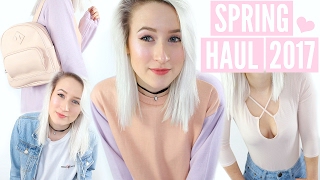 SPRING HAUL 2017 + Try On! (Forever21, H\&M, Boohoo, Topshop) | Sophie Louise