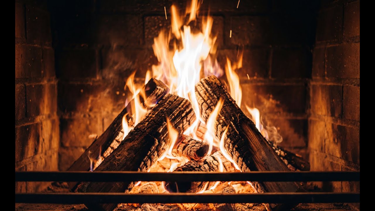 Fireplace 11 hours 4K / Камін з вогнем 4К