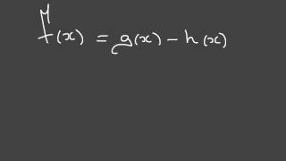 Differentiating Sums and Differences of Functions