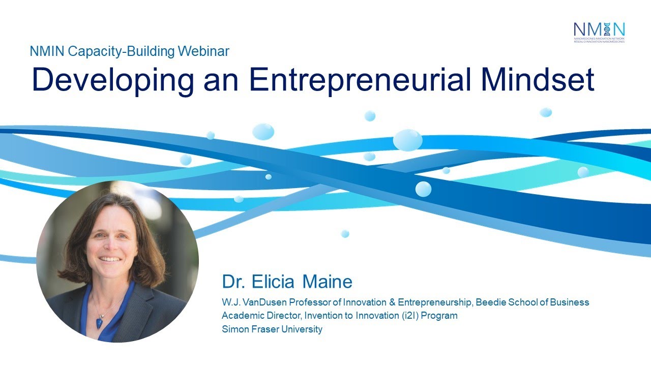 Developing an Entrepreneurial Mindset (webinar) - YouTube
