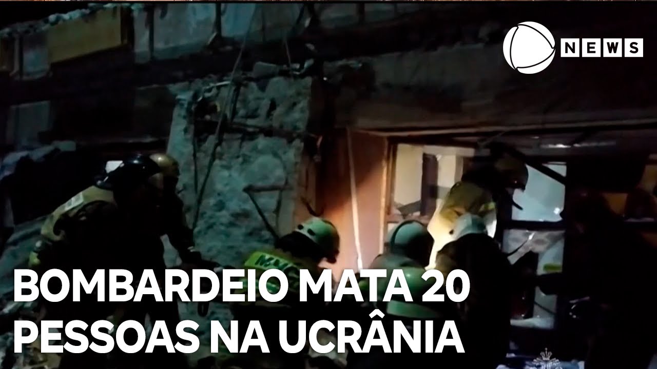 Novo bombardeio deixa 20 pessoas mortas, na Ucrânia