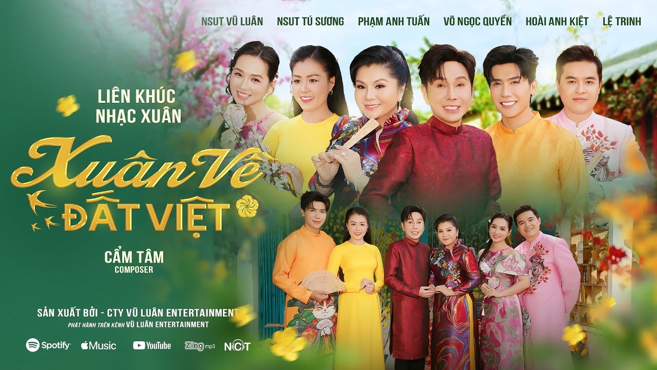 Liên Khúc Nhạc Xuân 2026 | XUÂN VỀ ĐẤT VIỆT - NSUT VŨ LUÂN, NSUT TÚ SƯƠNG Cùng Các Nghệ Sĩ Khác...