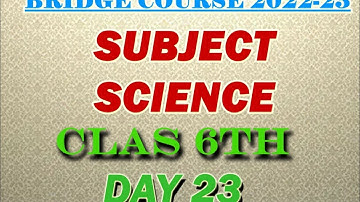 class 6/science/day 23/activity sheet 23/English medium/semi English/bridge course/2022-23/answer