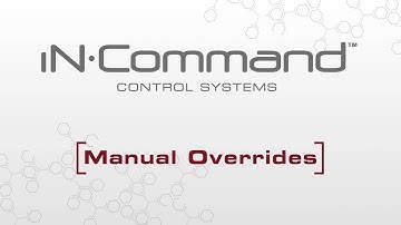 iN·Command® | 1st Generation | Manual Overrides