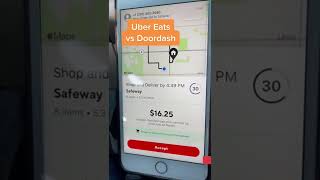 Uber Eats vs Doordash screenshot 2