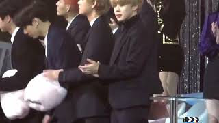 BTS Jimin & BLACKPINK Rosé at Golden Disk Awards 2018