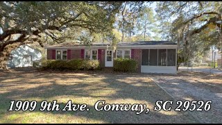 1909 9th Ave. Home For Sale In Conway, SC