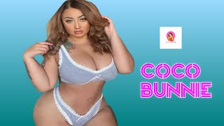 Coco Bunnie  Gorgeous Plus Size Model  Curvy Girl Fashion  American Fashion  Biography