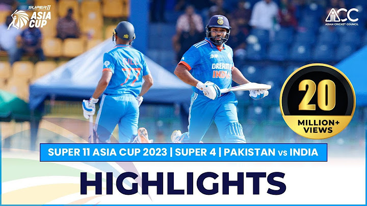 Super11 Asia Cup 2023 | Super 4 | Pakistan vs India | Highlights