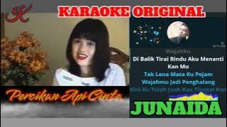 PERCIKAN API CINTA ( JUNAIDA ) SLOW ROCK )( KARAOKE ORIGINAL